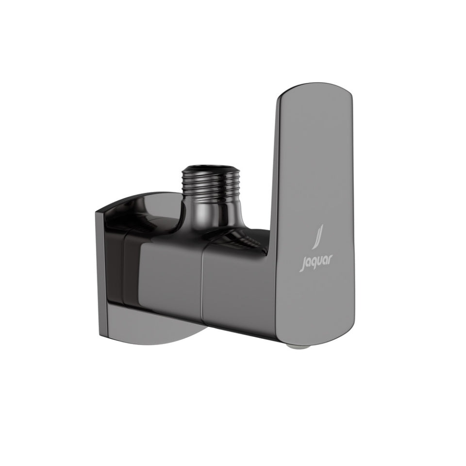 Jaquar Kubix Prime Angular Stop Cock - Black Chrome