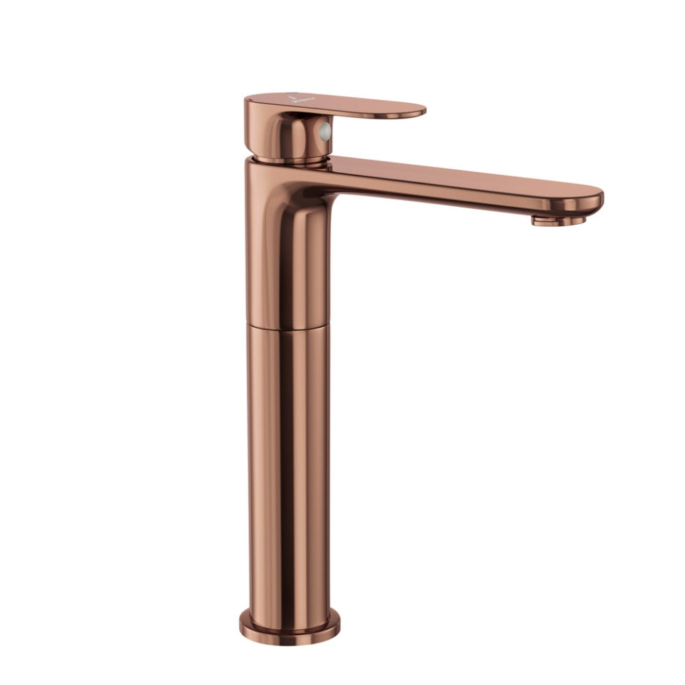 Jaquar Opal Prime Single Lever Tall Boy - Blush Gold Bright PVD