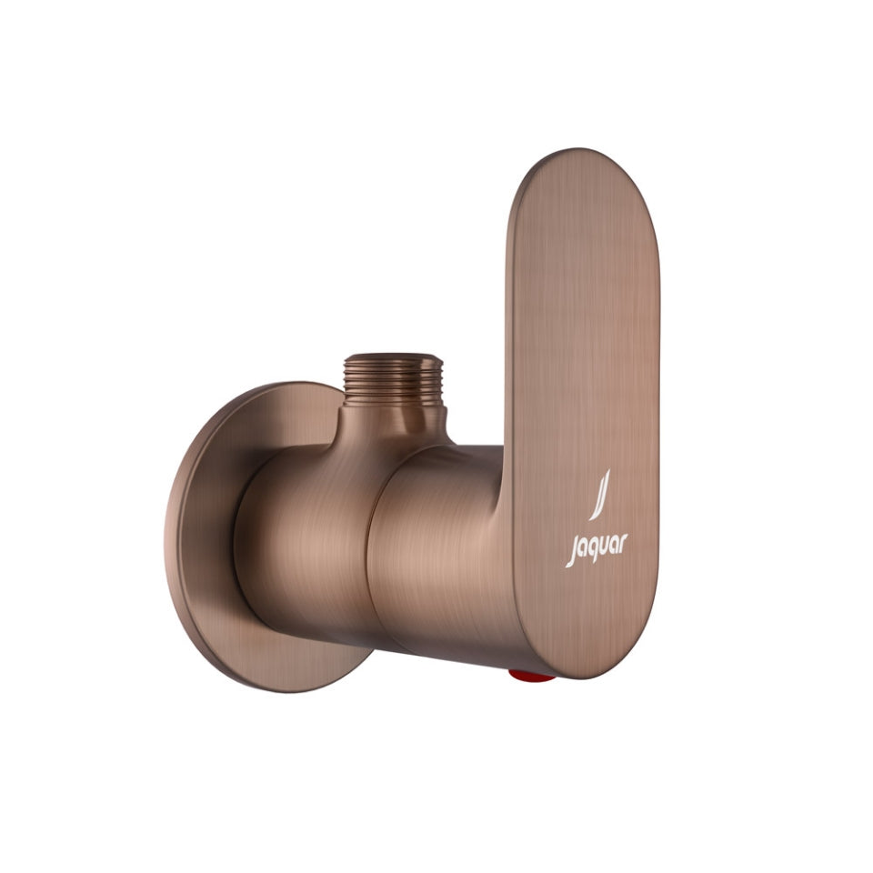 Jaquar Opal Prime Angle Valve with Wall Flange - Antique Copper