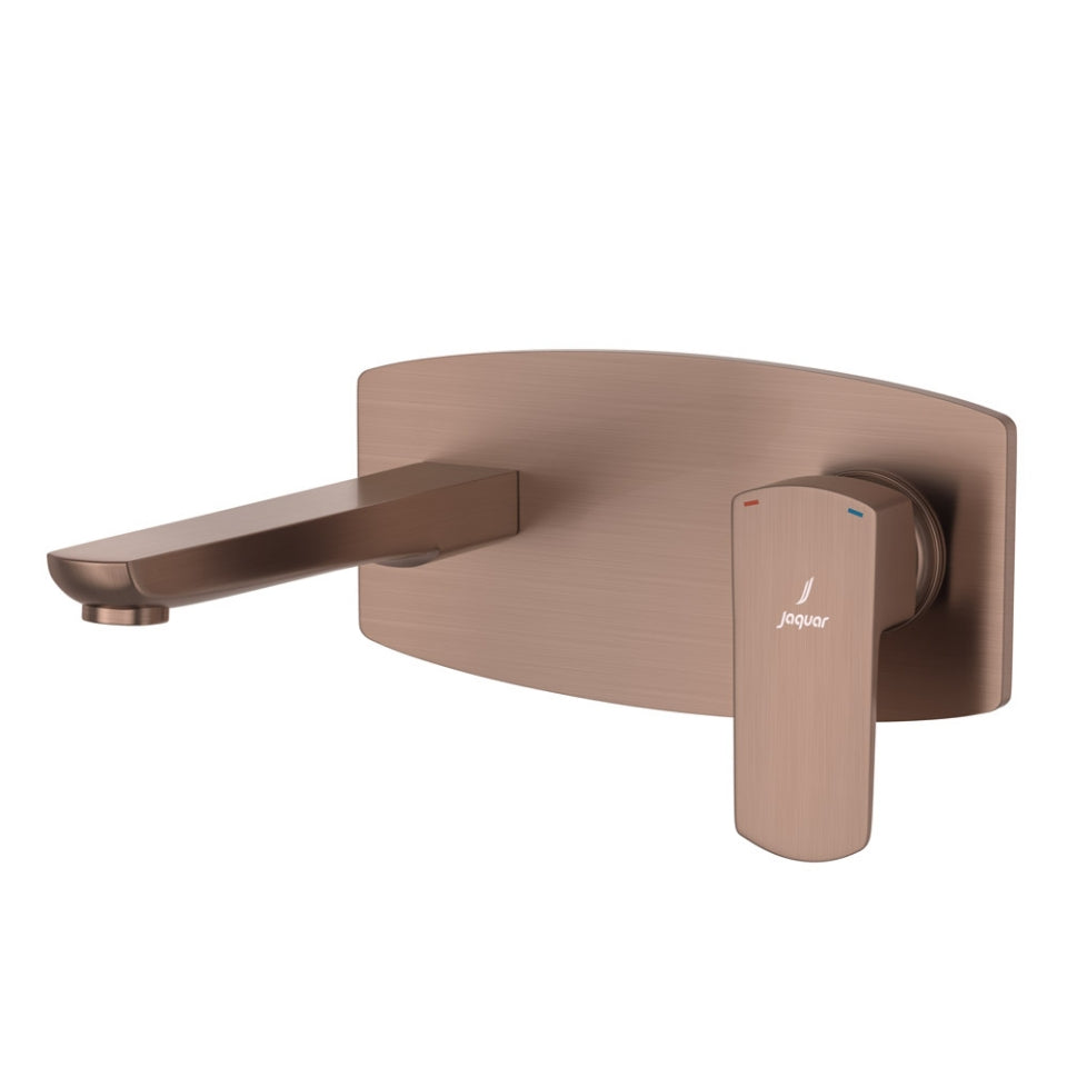Jaquar Kubix Prime Exposed Part Kit of Single Lever Basin Mixer Wall Mounted - Antique Copper