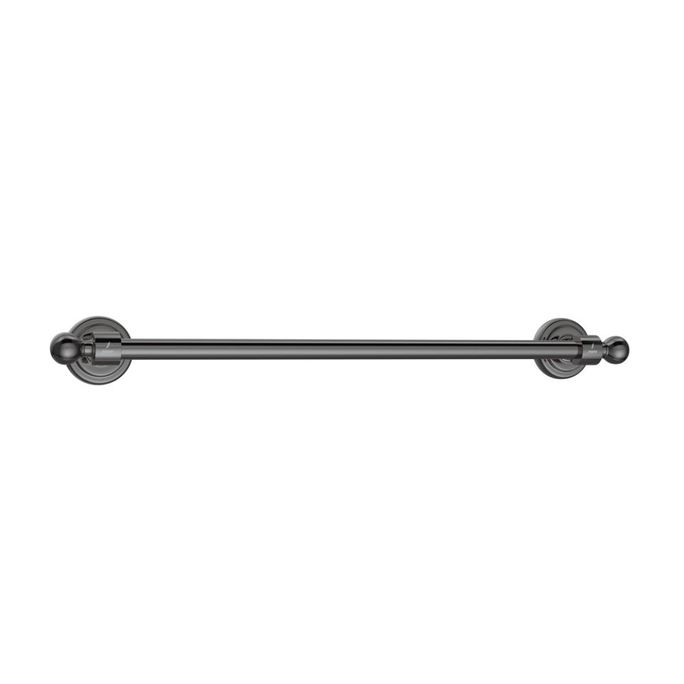 Jaquar Queens Single Towel Rail - Black Chrome