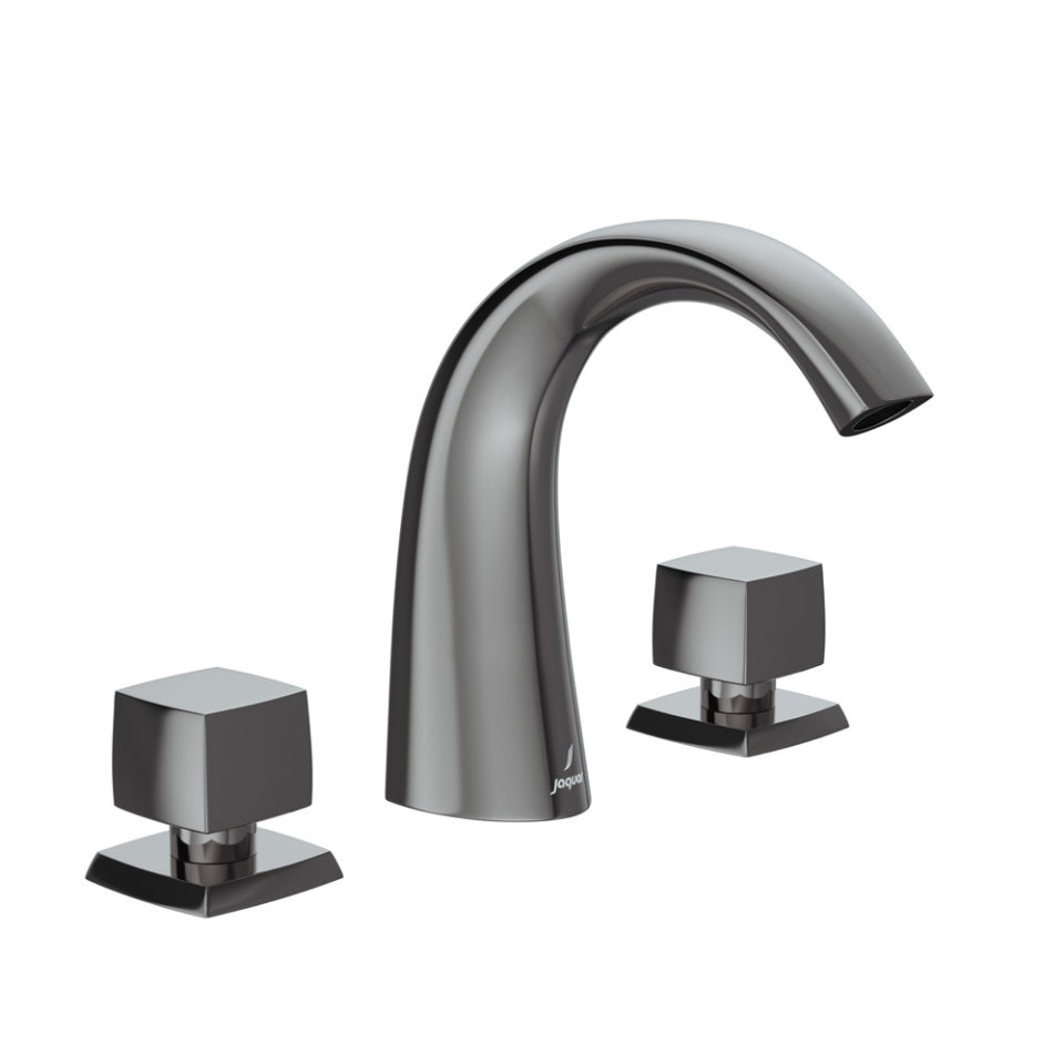 Jaquar 3-Hole Basin Mixer - Black Chrome