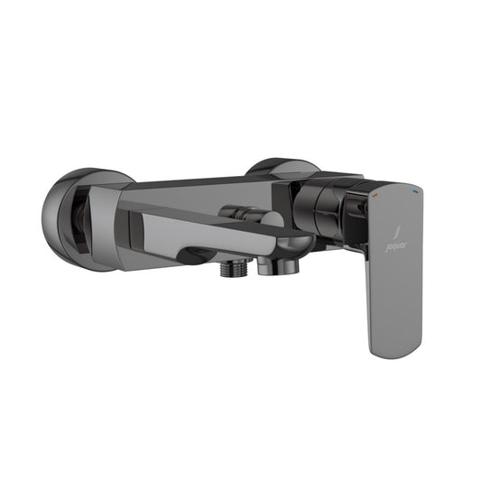 Jaquar Kubix Prime Single Lever Wall Mixer - Black Chrome