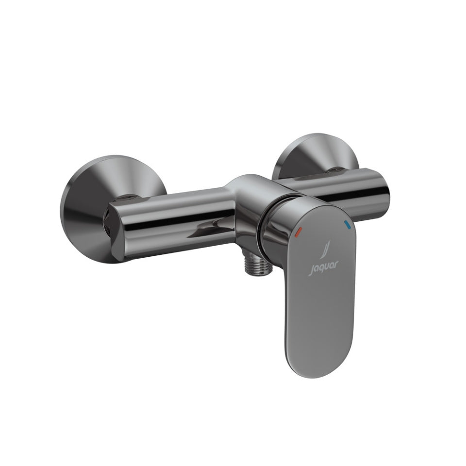 Jaquar Opal Prime Single Lever Exposed Shower Mixer - Black Chrome
