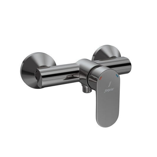 Jaquar Opal Prime Single Lever Exposed Shower Mixer - Black Chrome