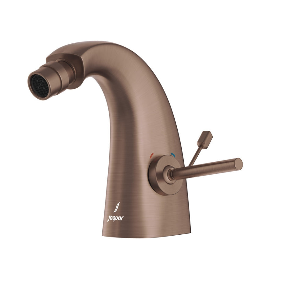 Jaquar Joystick 1-Hole Bidet Mixer - Antique Copper
