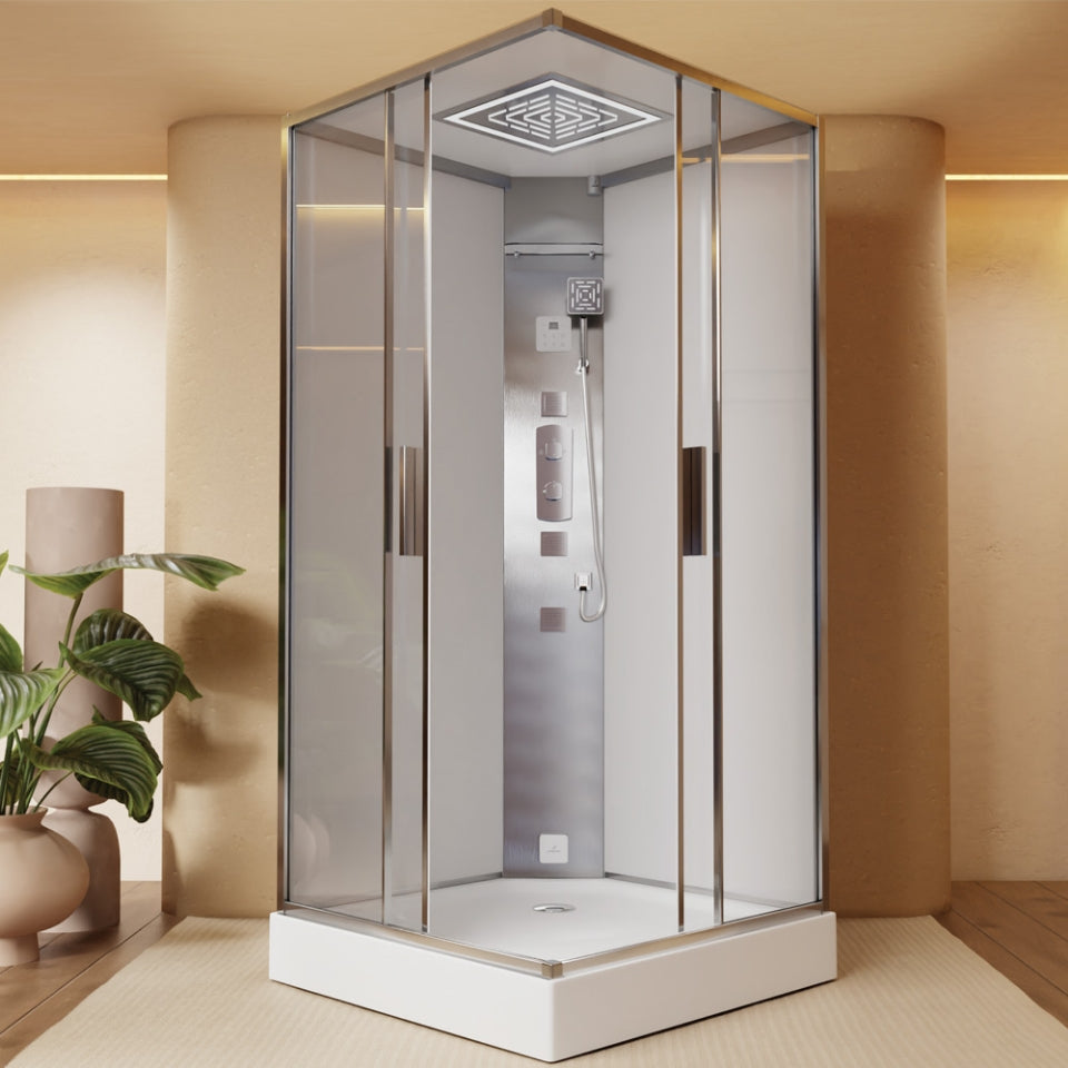 Jaquar Oasis Steam & Shower Cabin - White