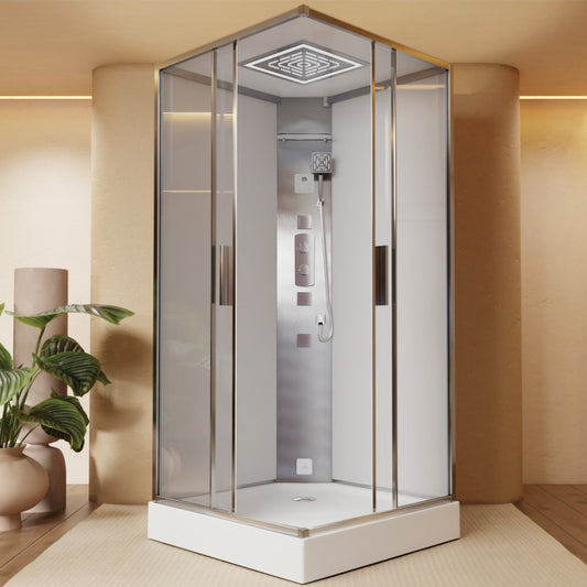 Jaquar Oasis Steam & Shower Cabin - White