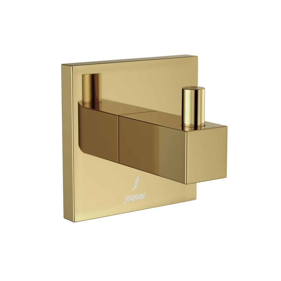 Jaquar Kubix Prime Robe Hook - Gold Bright PVD