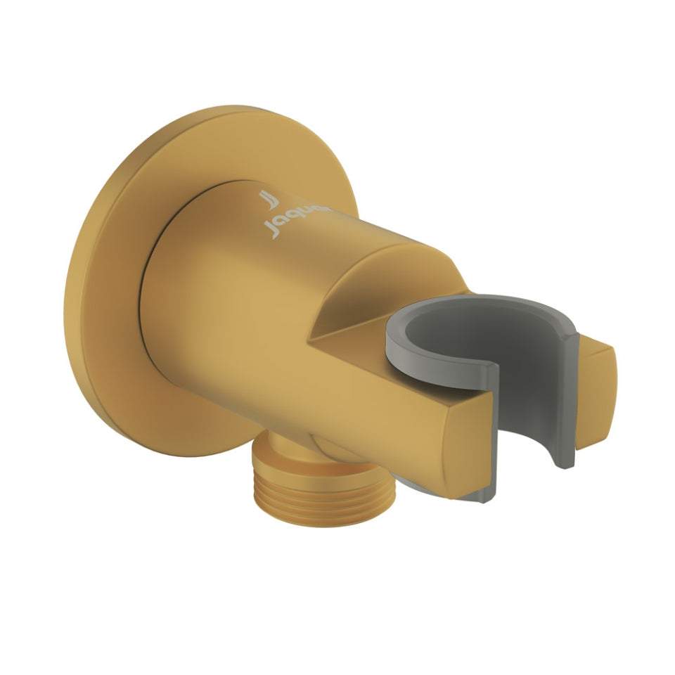 Jaquar Wall Outlet with Shower Hook - Gold Matt PVD