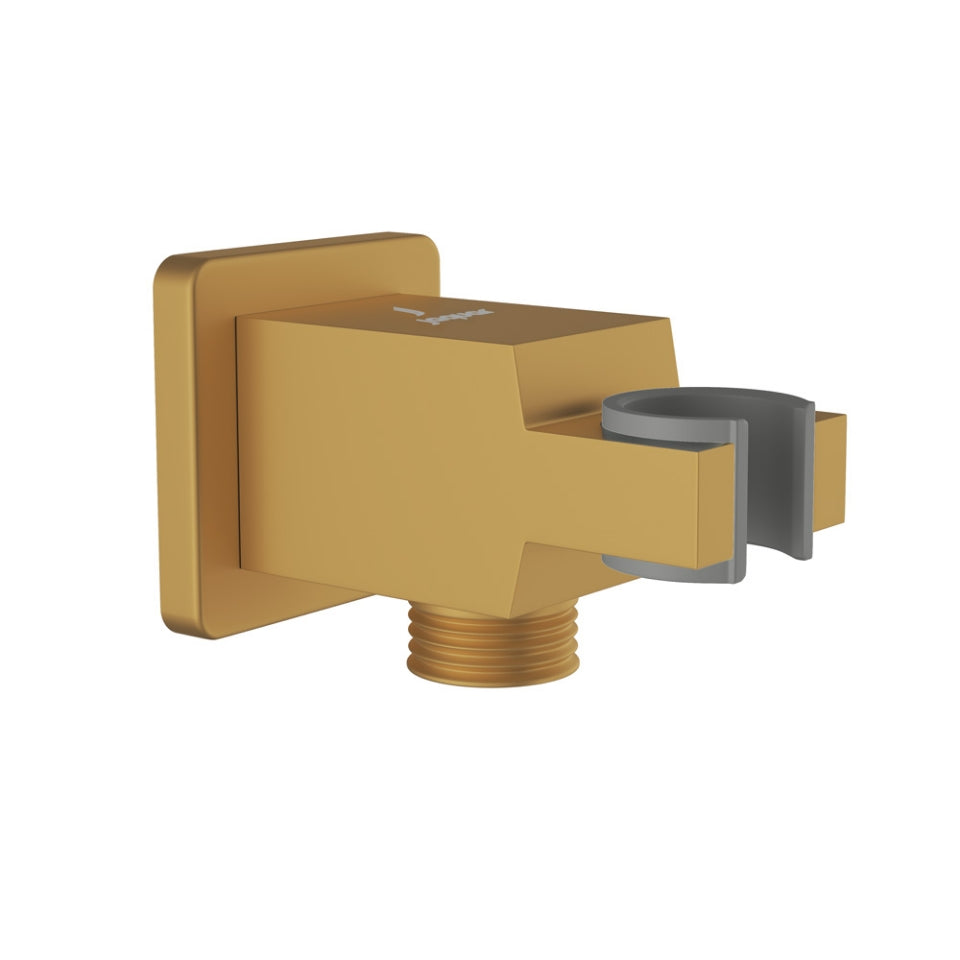 Jaquar Wall Outlet with Shower Hook - Gold Matt PVD