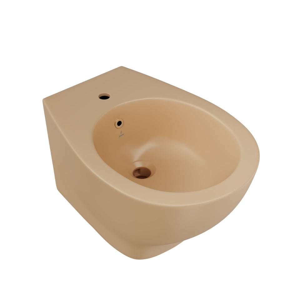 Jaquar Arc Wall Hung Bidet - Beige Matt