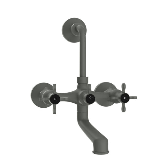 Jaquar Queens Prime Wall Mixer with Provision For Overhead Shower - Graphite