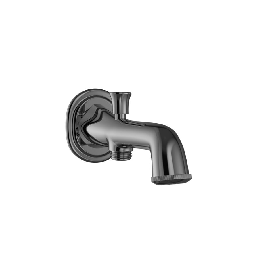 Jaquar Bath Tub Spout with Button attachment - Black Chrome