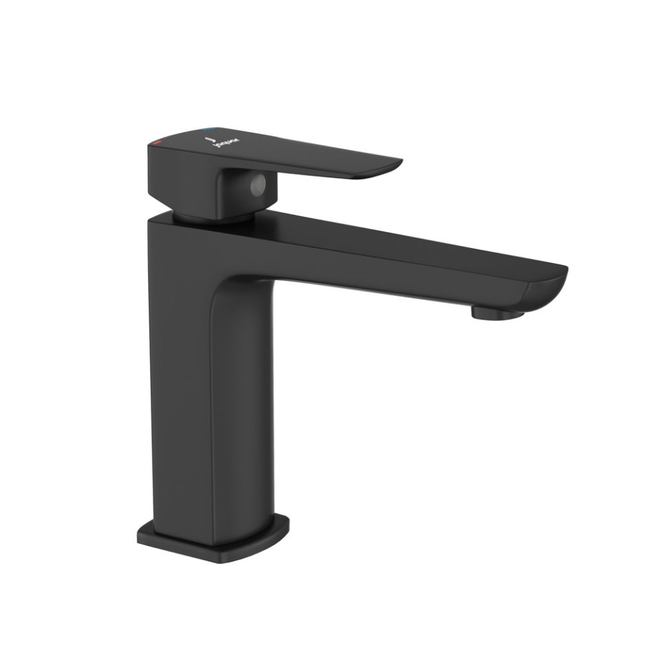 Jaquar Kubix Prime Single Lever Basin Mixer - Black Matt