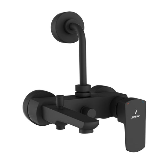 Jaquar Kubix Prime Single Lever Wall Mixer 3-in-1 System - Black Matt