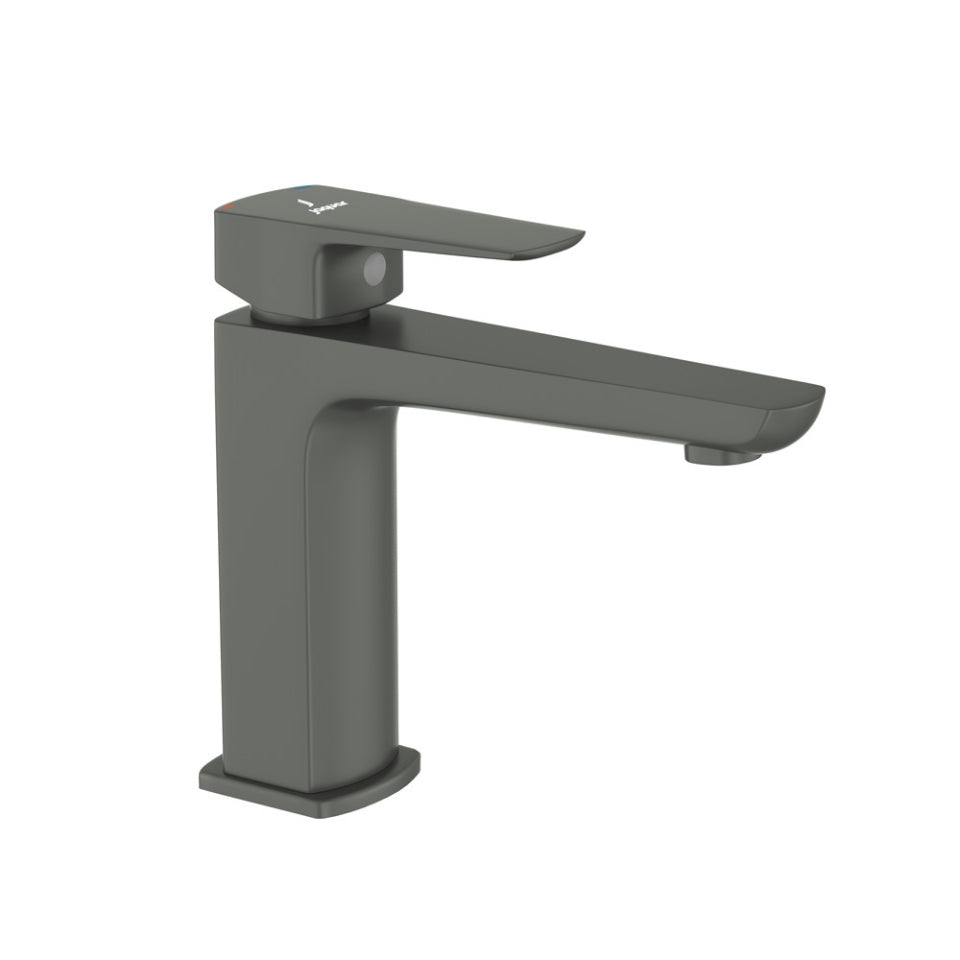 Jaquar Kubix Prime Single Lever Basin Mixer - Graphite
