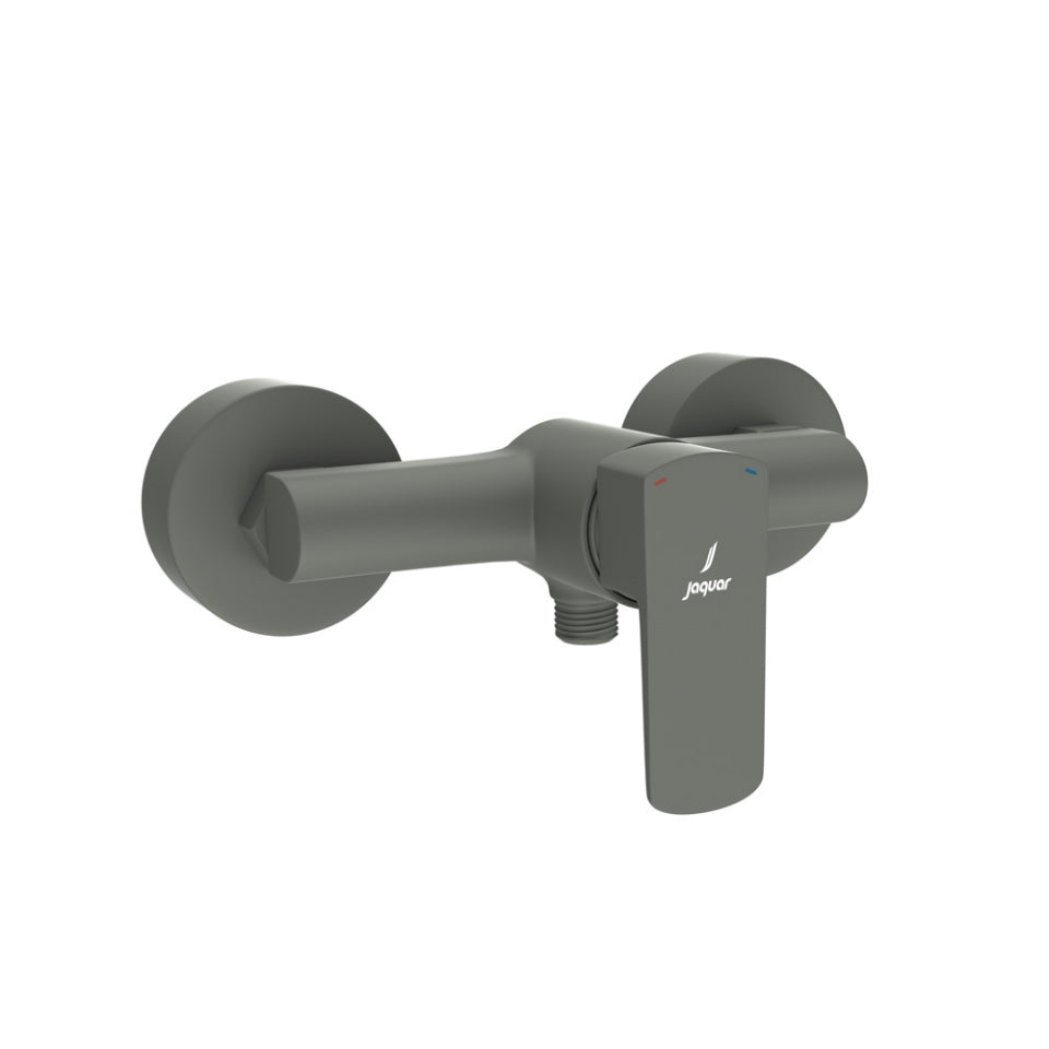 Jaquar Kubix Prime Single Lever Exposed Shower Mixer - Graphite