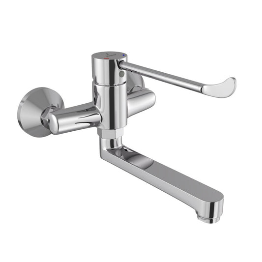 Jaquar Florentine Prime Single Lever Surgical Purpose Elbow Action Sink Mixer (Wall Mounted) - Chrome