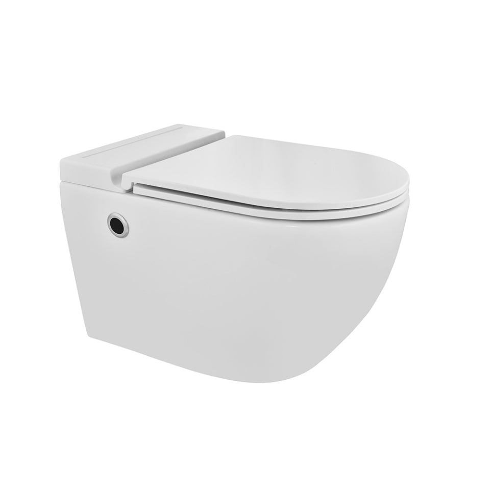 Jaquar Opal Prime Tankless Wall Hung WC With Sensor Flush, - White