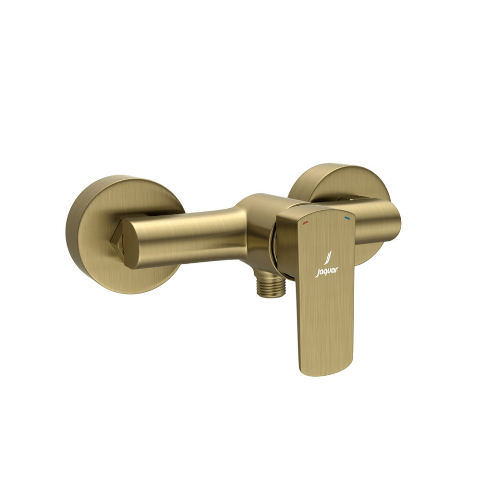 Jaquar Kubix Prime Single Lever Exposed Shower Mixer - Antique Bronze