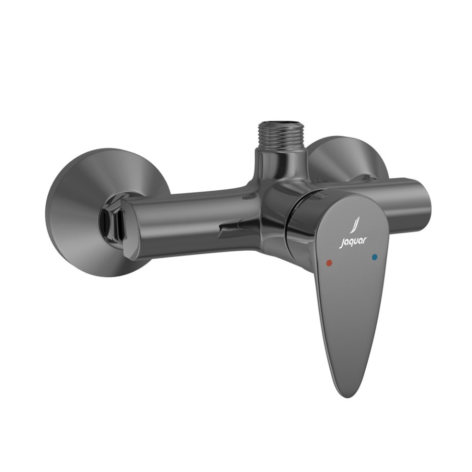 Jaquar Vignette Prime Single Lever Exposed Shower Mixer - Black Chrome