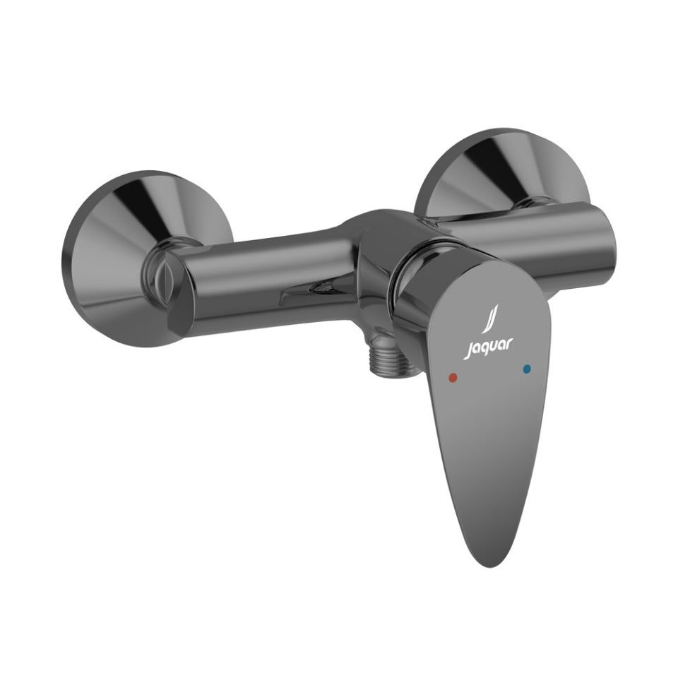Jaquar Vignette Prime Single Lever Exposed Shower Mixer - Black Chrome