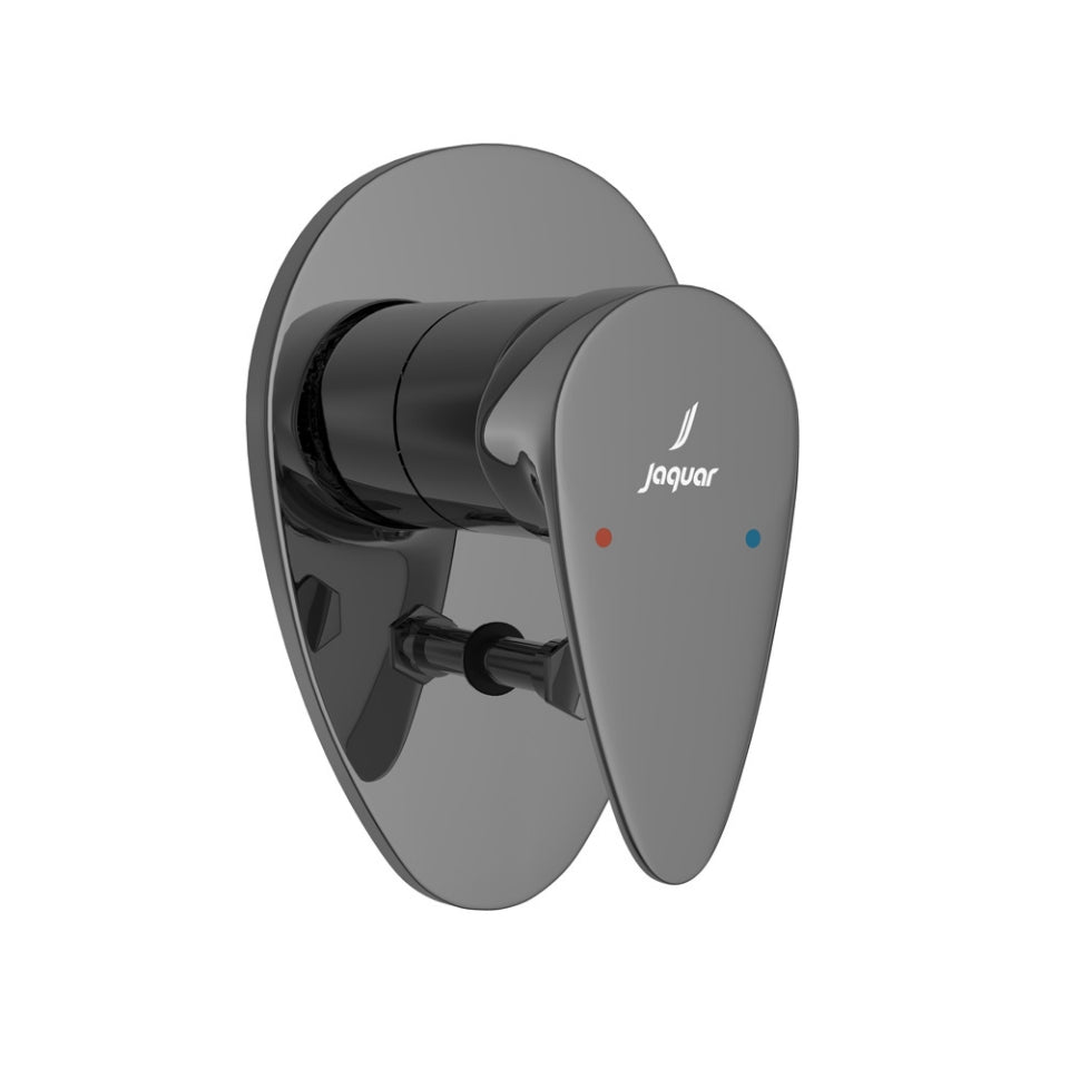 Jaquar Vignette Prime 3-Inlet Single Lever Concealed Diverter - Black Chrome
