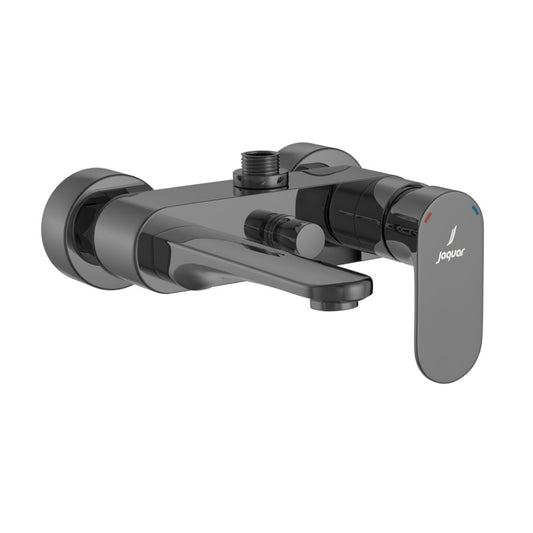 Jaquar Opal Prime Single Lever Bath & Shower Mixer - Black Chrome
