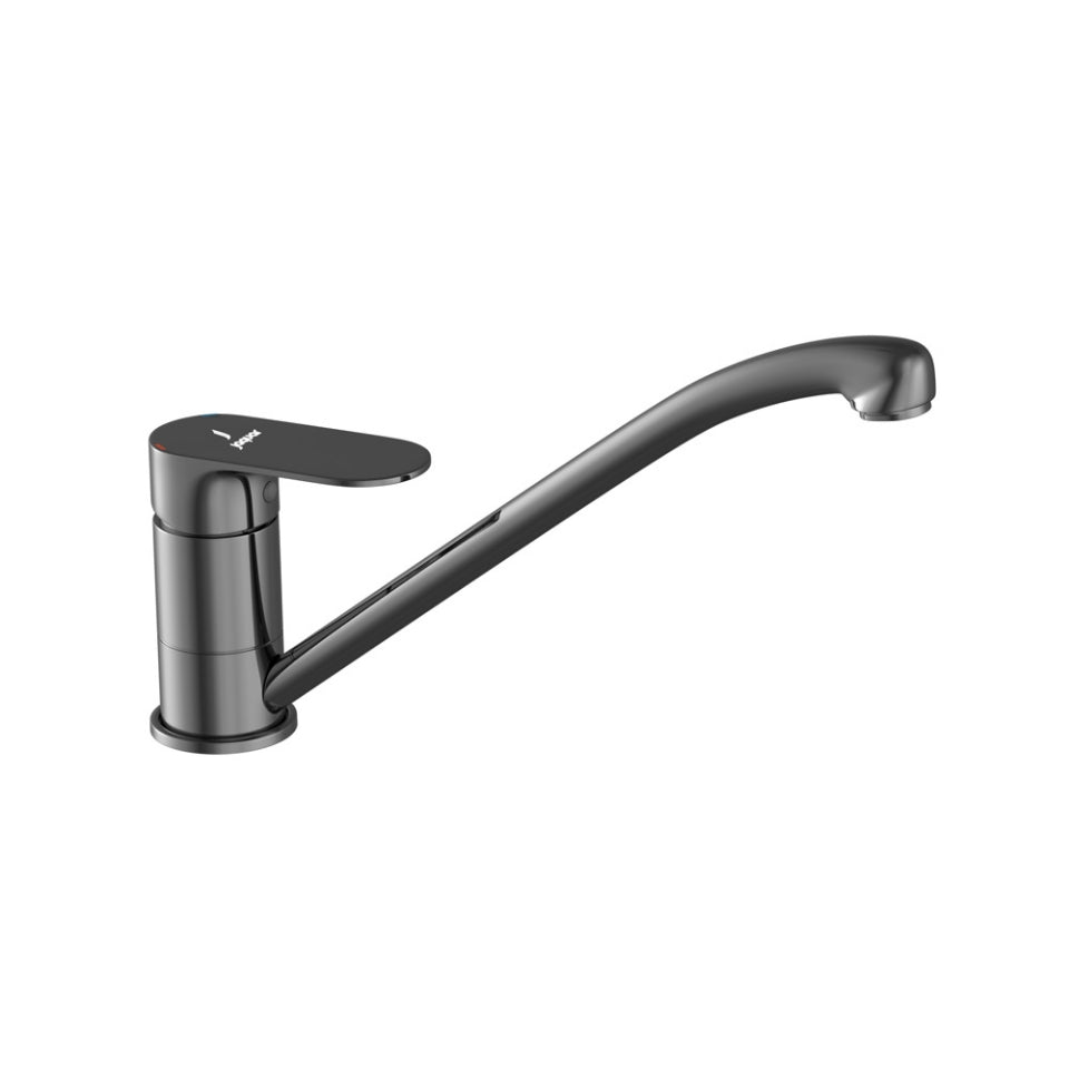 Jaquar Opal Prime Single Lever Sink Mixer with Swinging Spout - Black Chrome