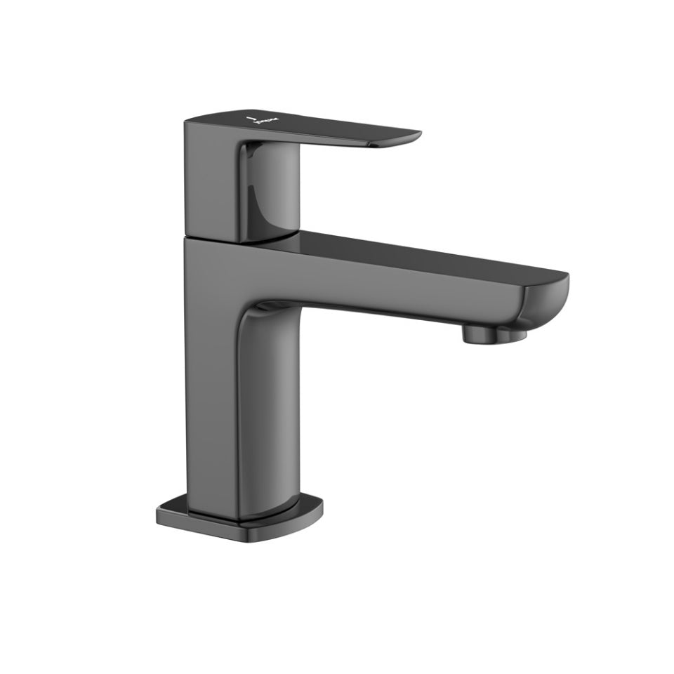 Jaquar Kubix Prime Pillar Cock - Black Chrome