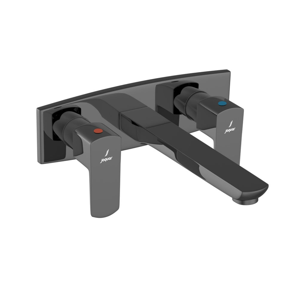 Jaquar Kubix Prime Two Concealed Stop Cocks - Black Chrome