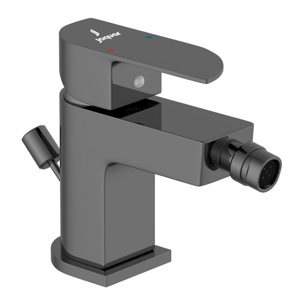 Jaquar Alive Single Lever 1-Hole Bidet Mixer - Black Chrome