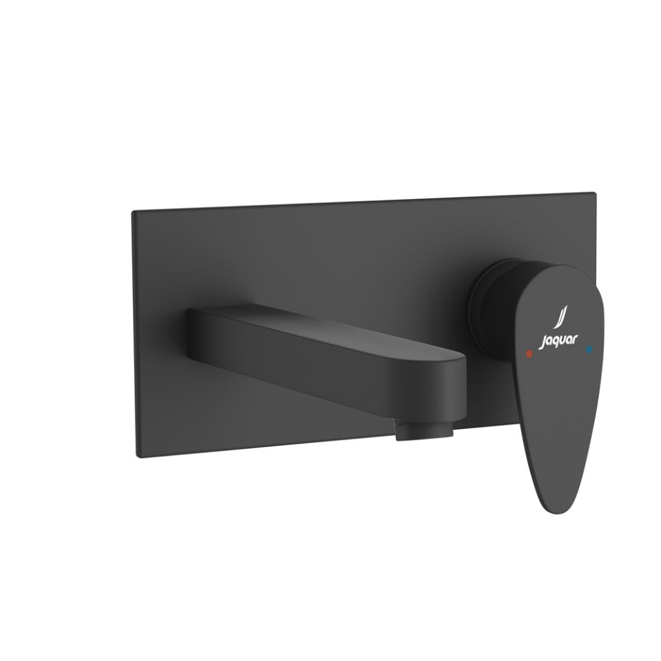 Jaquar Vignette Prime Exposed Part Kit of Single Lever Basin Mixer Wall Mounted - Black Matt
