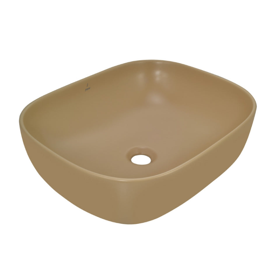 Jaquar Designer Thin Rim Table Top Basin - Beige Matt