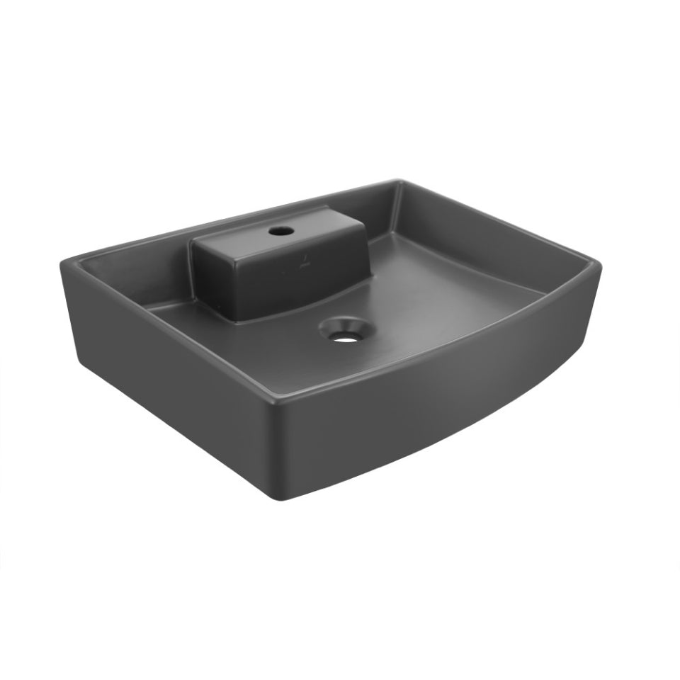 Jaquar Kubix Prime Table Top Basin - Grey Matt