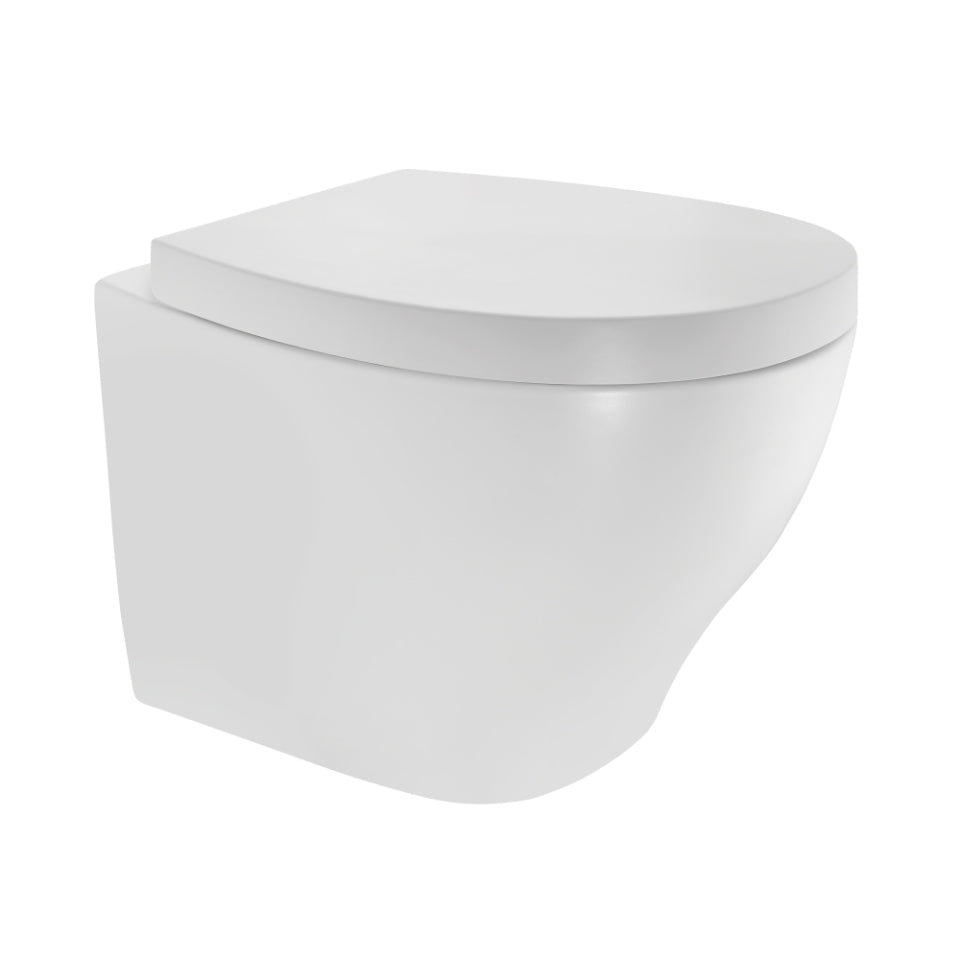 Jaquar Arc Rimless, Blind Installation Wall Hung WC - White Matt