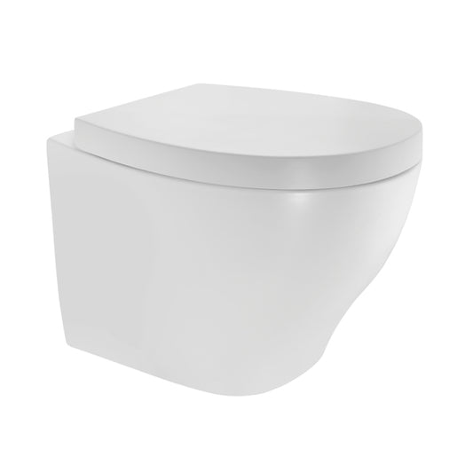 Jaquar Arc Rimless, Blind Installation Wall Hung WC - White Matt