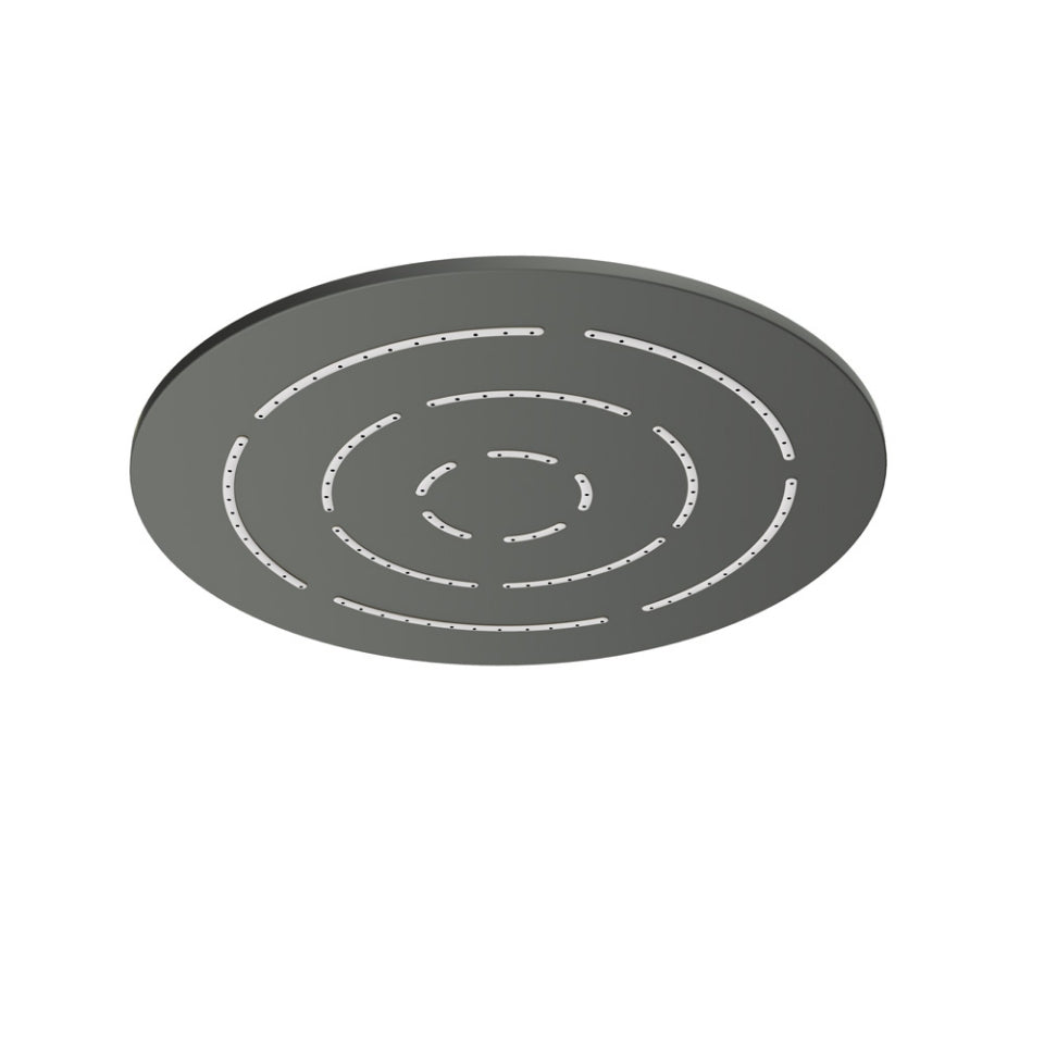 Jaquar Round Shape Single Flow Maze Overhead Shower - Graphite