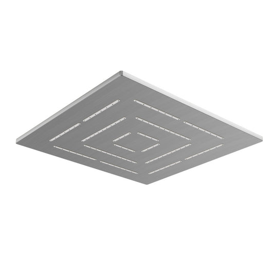 Jaquar Square Shape Single Flow Maze Overhead Shower - Stainless Steel