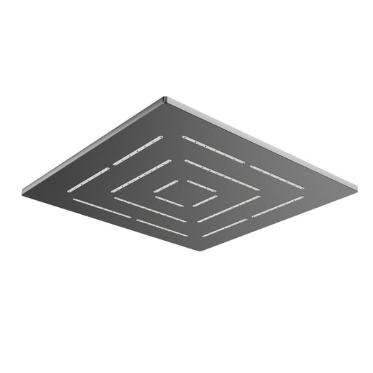 Jaquar Square Shape Maze Overhead Shower - Black Chrome