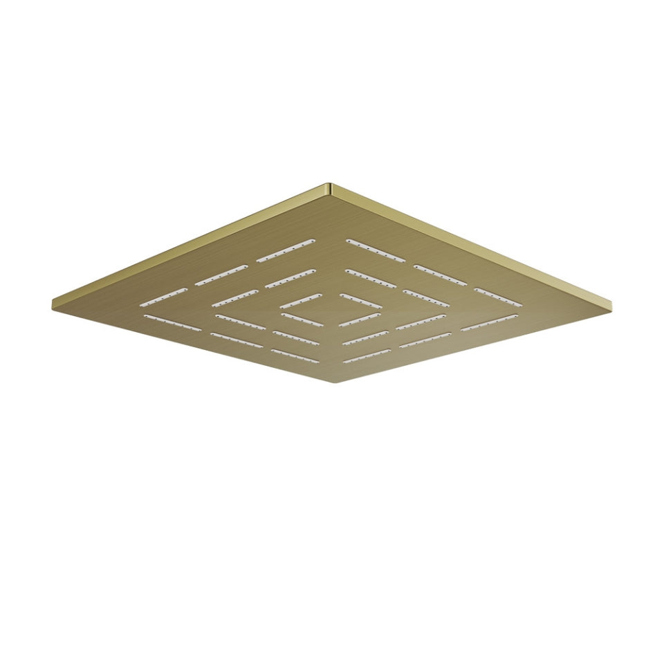 Jaquar Square Shape Single Flow Maze Overhead Shower - Antique Bronze