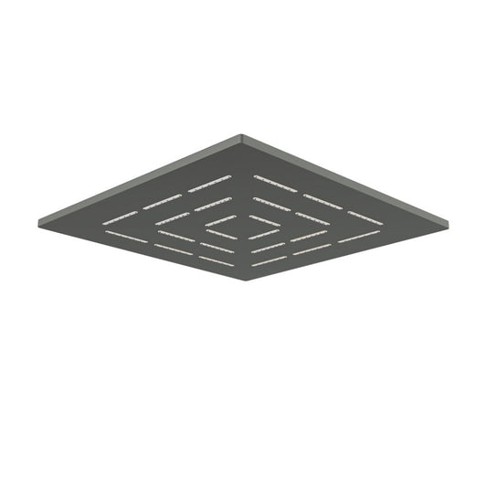 Jaquar Square Shape Single Flow Maze Overhead Shower - Graphite