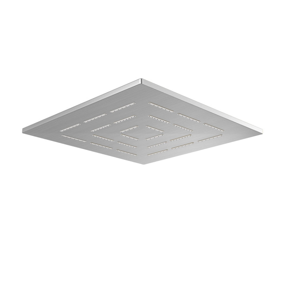 Jaquar Square Shape Single Flow Maze Overhead Shower - Stainless Steel