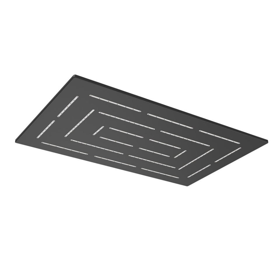 Jaquar Maze Overhead Shower - Black Matt
