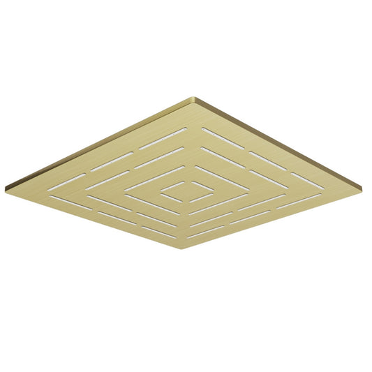 Jaquar Square Shape Single Flow Maze Overhead Shower - Antique Bronze