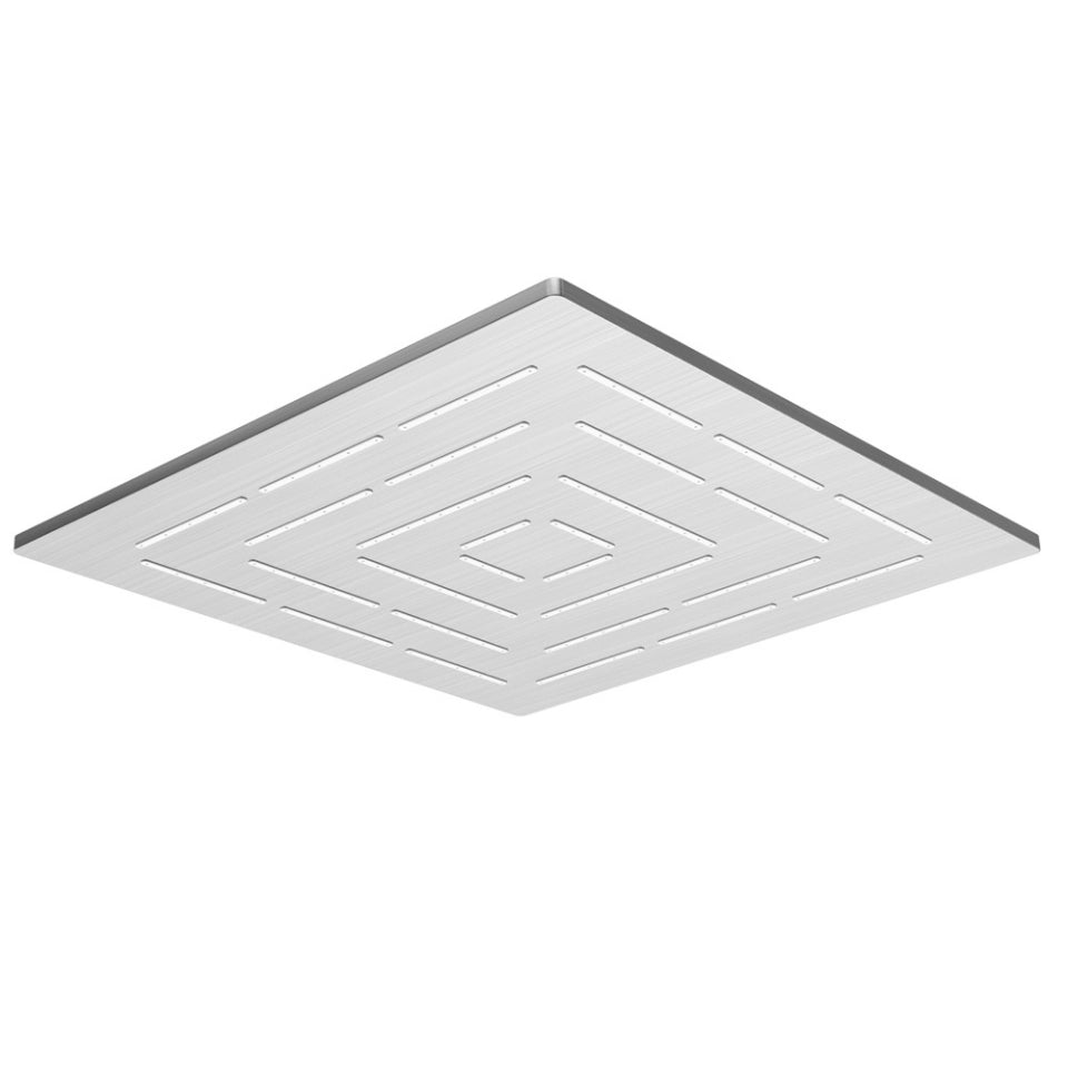Jaquar Square Shape Single Flow Maze Overhead Shower - Stainless Steel