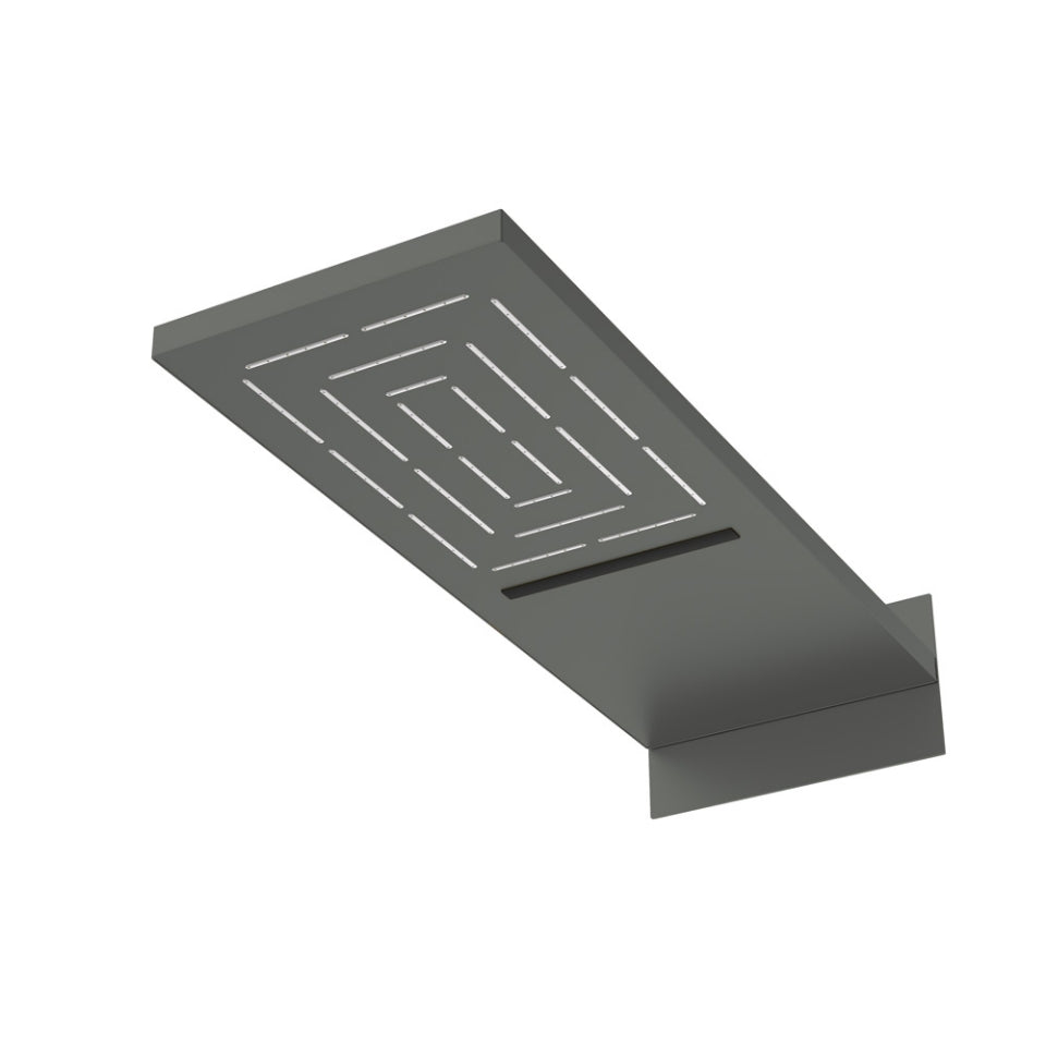 Jaquar Water Fall Overhead Shower - Graphite
