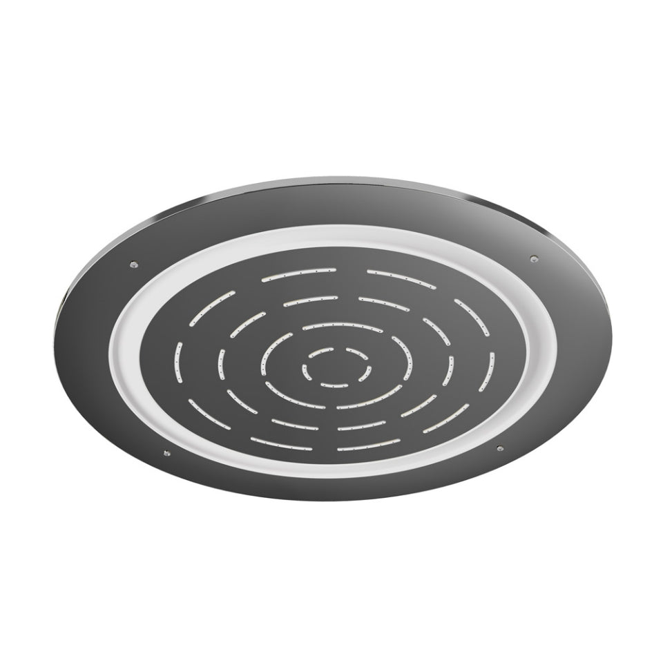 Jaquar Maze Prime Round Shape Single Function Shower - Black Chrome