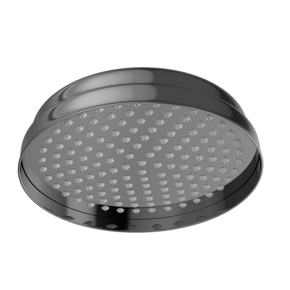 Jaquar Victorian Shower Head Round - Black Chrome